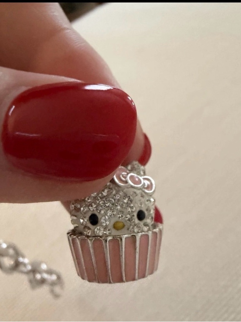 Swarovski x Hello Kitty "Sweets" 2012 Collection Chain & Charm Bracelet